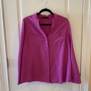 The Limited Fuchsia Blouse